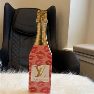 New LV Luxury Champagne Bottle Home Fashion decor Wood